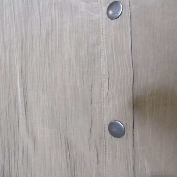 NEW BITTE KAI RAND Womens Lazy Fun Relaxed Dress Silky Crepe Size 2-M/L Beige - Picture 3 of 12